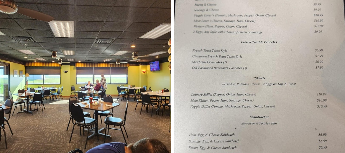 Final Approach Family Restaurant Menu